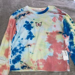 Tie dye long sleeve shirt